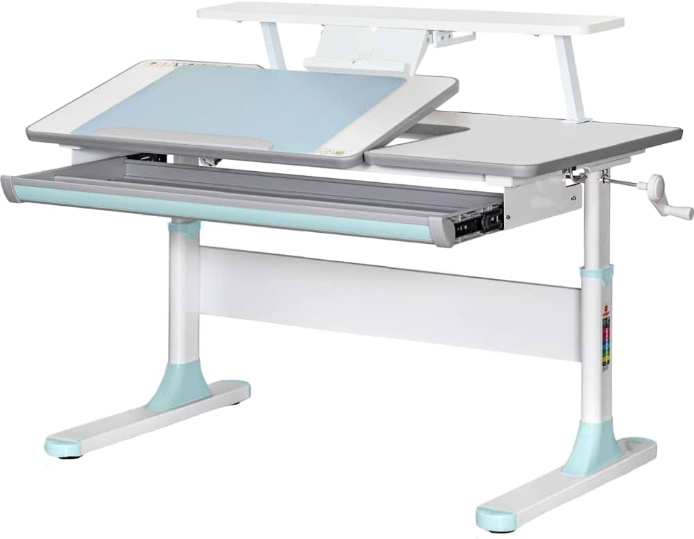 Парта школьная Mealux Vancouver Multicolor BL S50 (BD-620 W/G MC+ BL+ S50 WG)